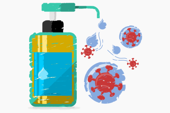 Brush Strokes Sanitizer Graphics & Illustrations Review