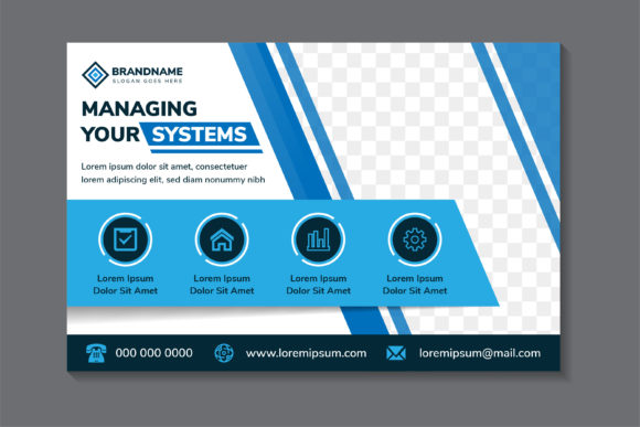 Horizontal Flyer Managing Your Systems: Graphics & Print Templates