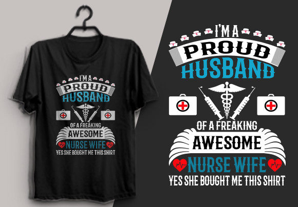 I m a Proud Husband Graphics & Print Templates