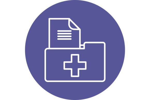 Medical Line Circle Icon Design for Graphics and Icons