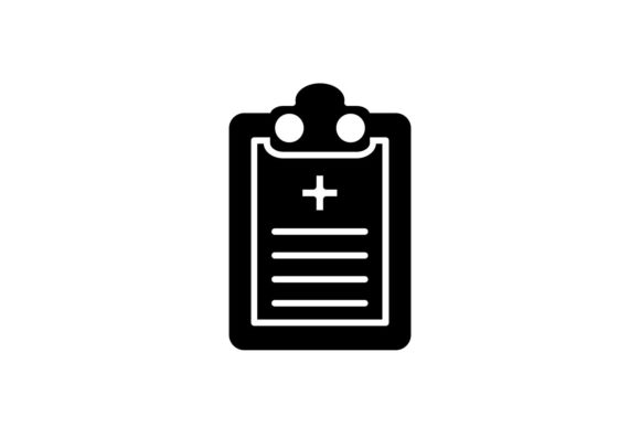 Medical Report Glyph Icon Design: Essential Graphics & Icons