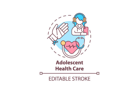 Reviewing the Adolescent Health Care Icon for Embroidery