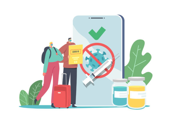 Travelers Vaccination, Covid Immune Graphics & Illustrations Review